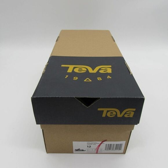 TEVA ORIGINAL UNIVERSAL CANVAS MEN\'S SANDALS IN BLACK SZ 12 main image 6